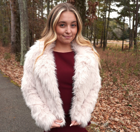 Cream Fur Jacket