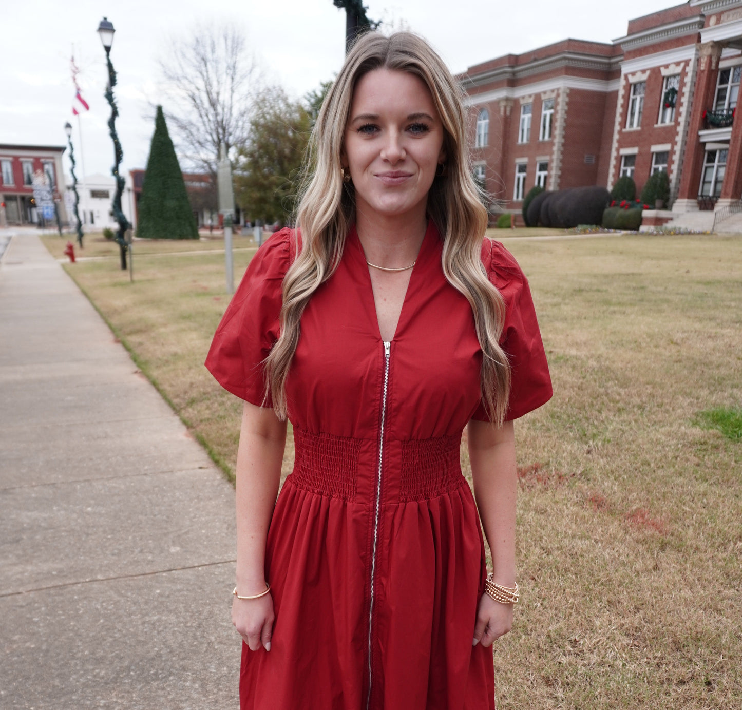 Ruby Smocked Midi Dress