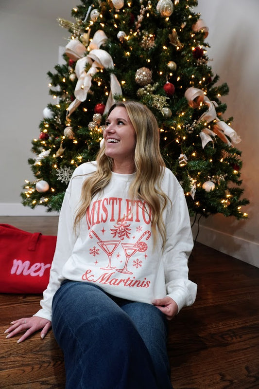 Mistletoe & Martinis Sweatshirt