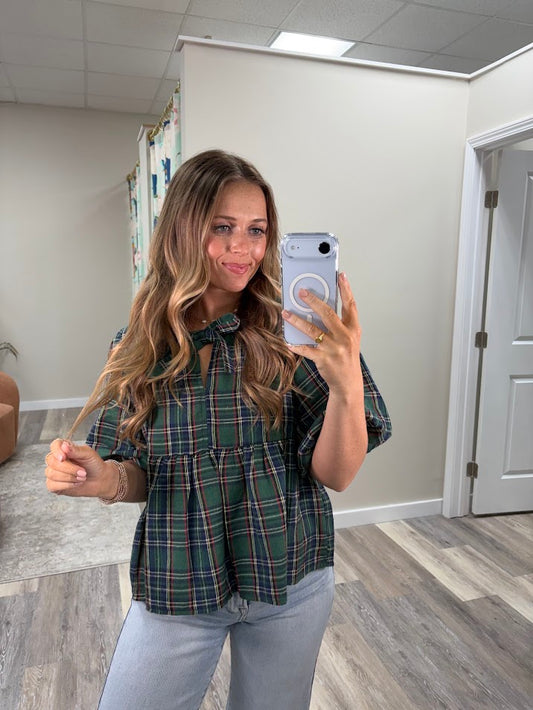 Plaid Doll Top