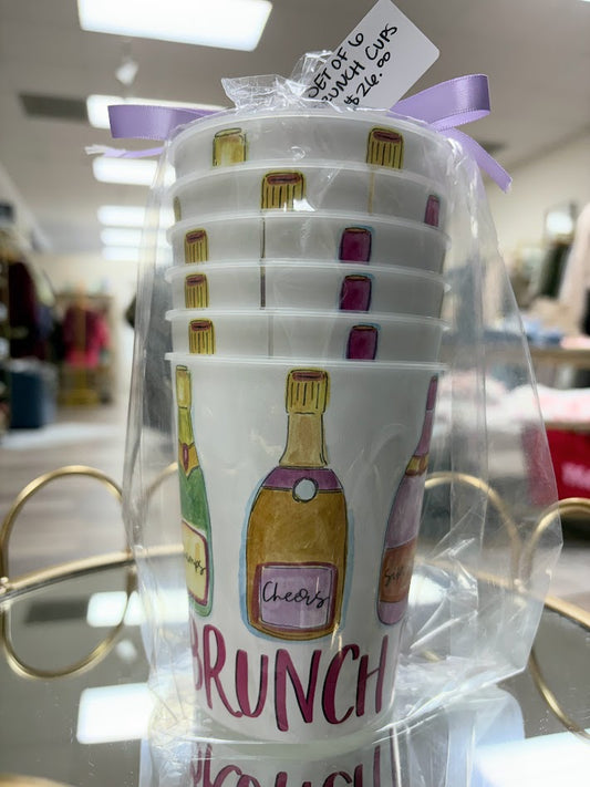Happy Brunch Cups - Set of 6