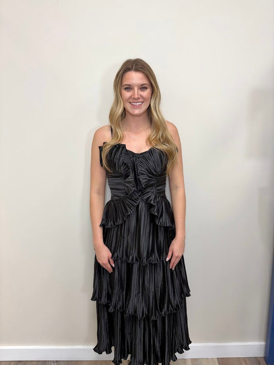 Black Tie Midi Dress