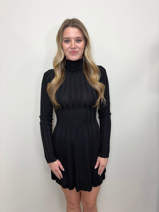 Turtleneck Sweater Dress