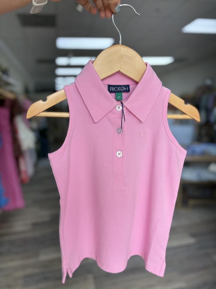 Girl's Sleeveless Polo