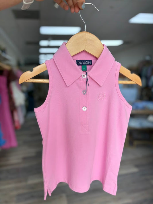 Girl's Sleeveless Polo