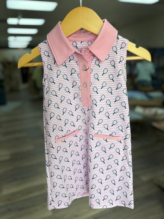 Girls' Pickleball Polo Dress