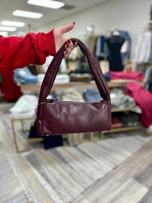 Maroon Shoulder Purse