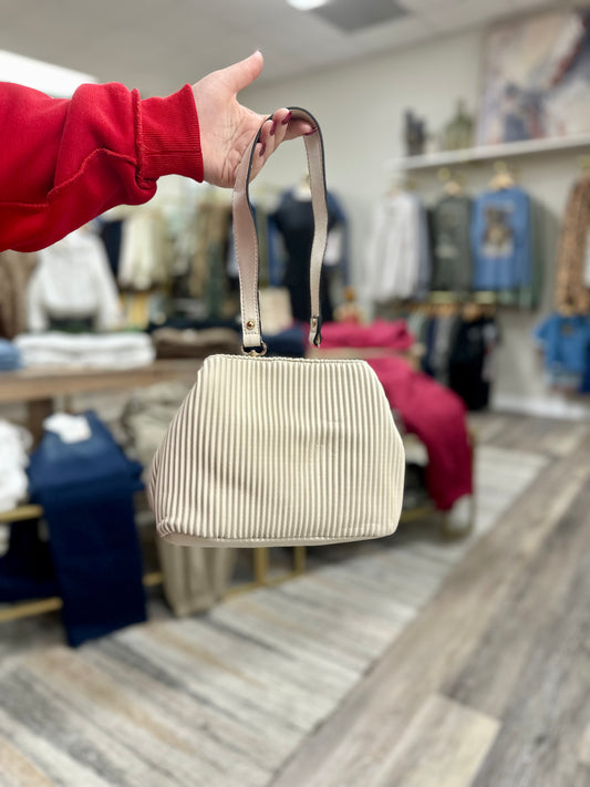 Cream Shoulder Purse