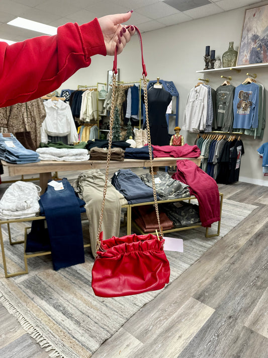 Red Cross Body Purse