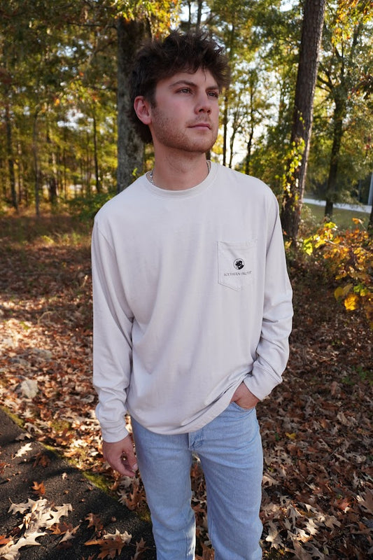 SP Classic Logo LS TShirt Grey