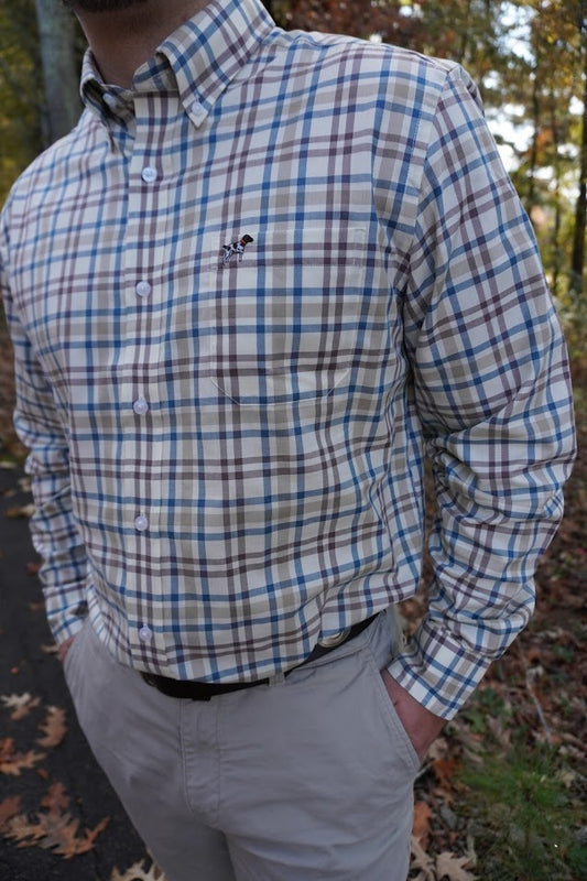 Southern Point Button Down - Miller Plaid