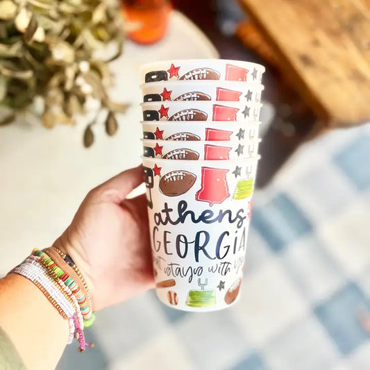 Happy Athens Cups - Set of 6