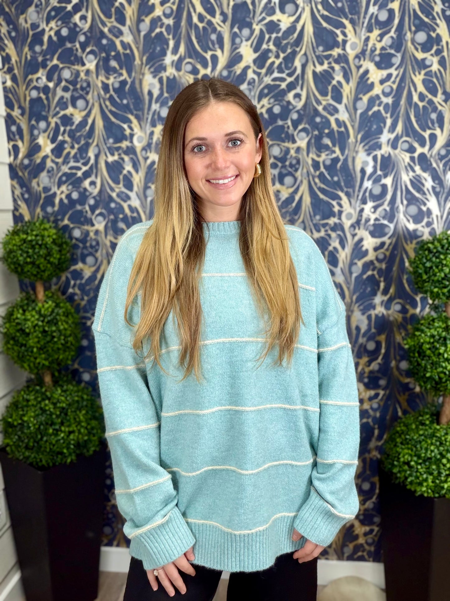 Cloudline  Stripe Sweater