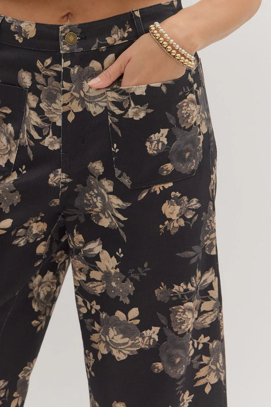 Vintage Floral Pants