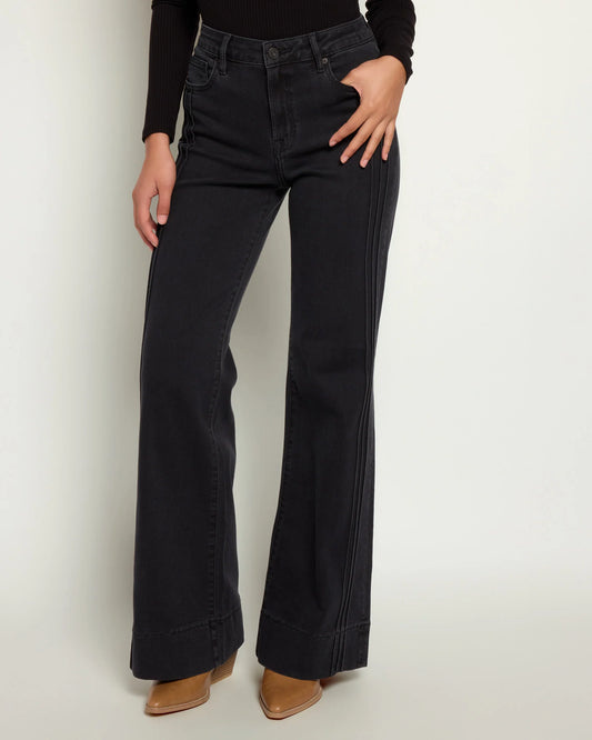 Happi Mid Rise Comfort Flare Jeans