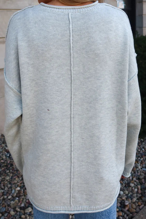 Inside Out Roll Sweater