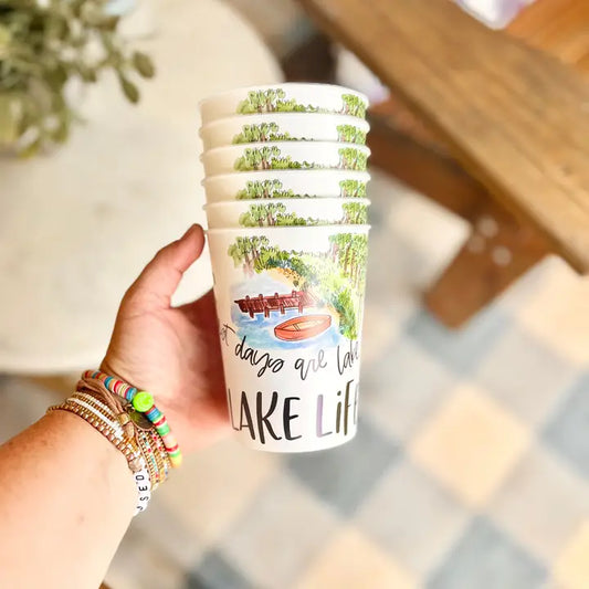 Happy Lake Cups - Set of 6