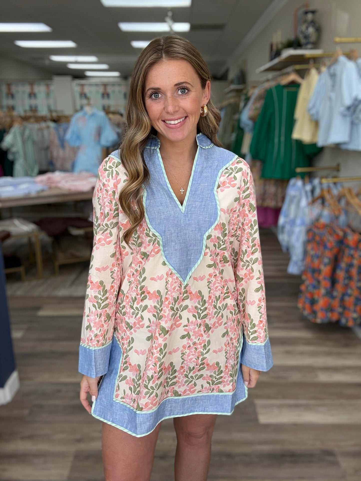 The Easter Lily Mini Dress